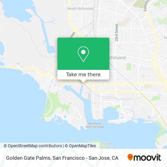 Golden Gate Palms map