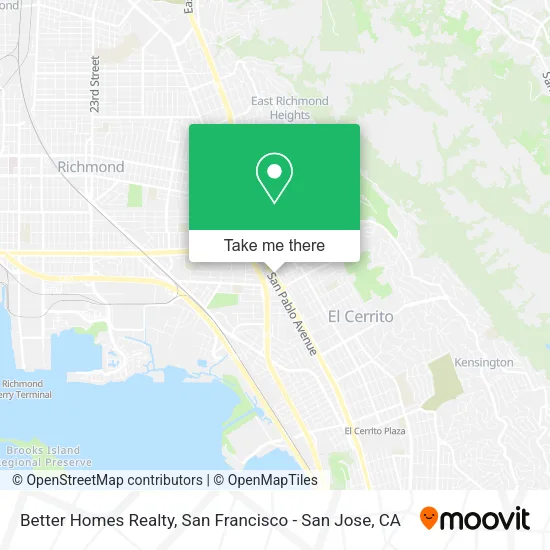 Mapa de Better Homes Realty
