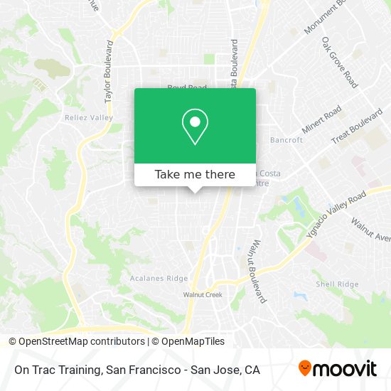 On Trac Training map