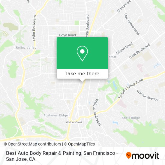 Mapa de Best Auto Body Repair & Painting