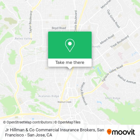 Jr Hillman & Co Commercial Insurance Brokers map