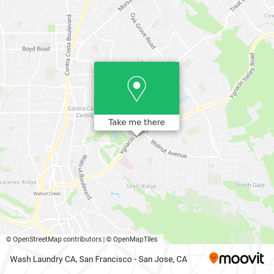 Mapa de Wash Laundry CA