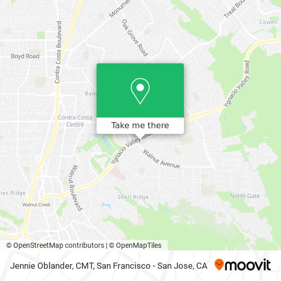Mapa de Jennie Oblander, CMT