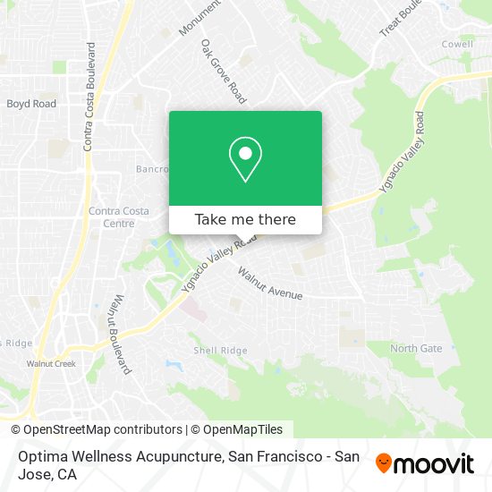 Optima Wellness Acupuncture map