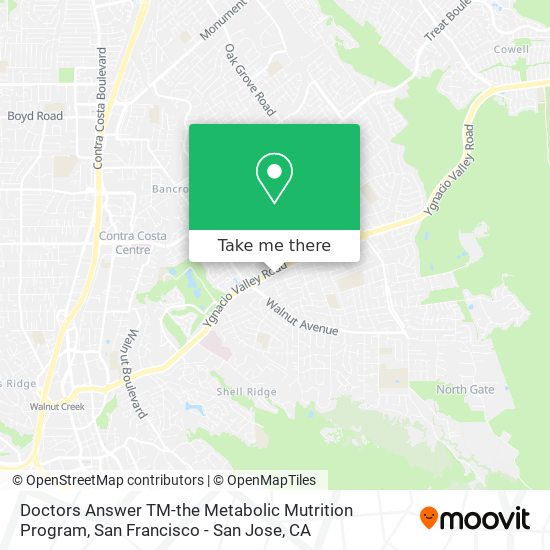 Mapa de Doctors Answer TM-the Metabolic Mutrition Program