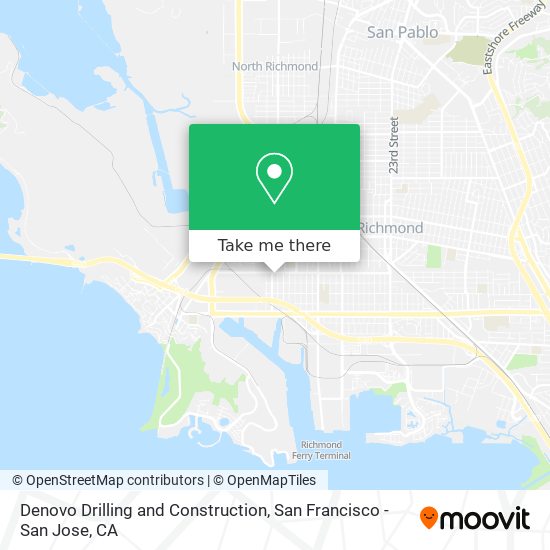 Denovo Drilling and Construction map