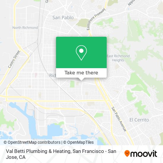 Val Betti Plumbing & Heating map