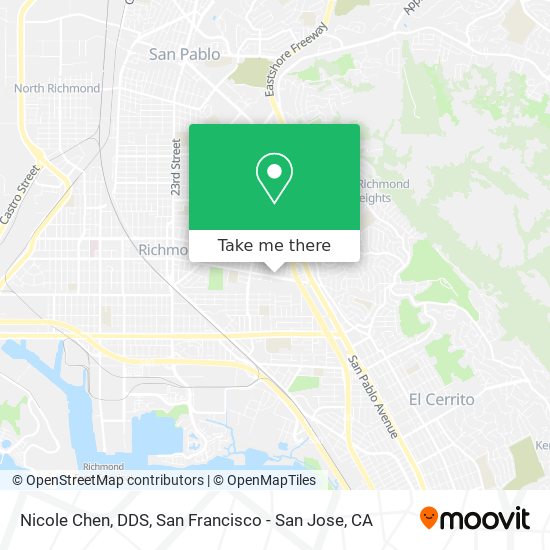 Mapa de Nicole Chen, DDS