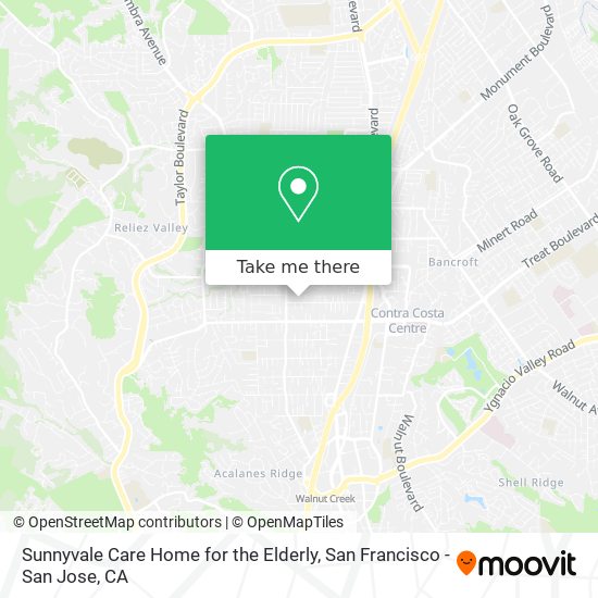 Sunnyvale Care Home for the Elderly map