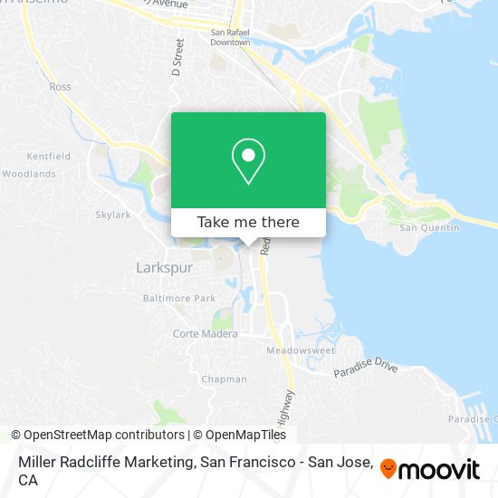 Miller Radcliffe Marketing map