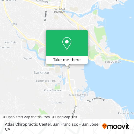 Mapa de Atlas Chiropractic Center