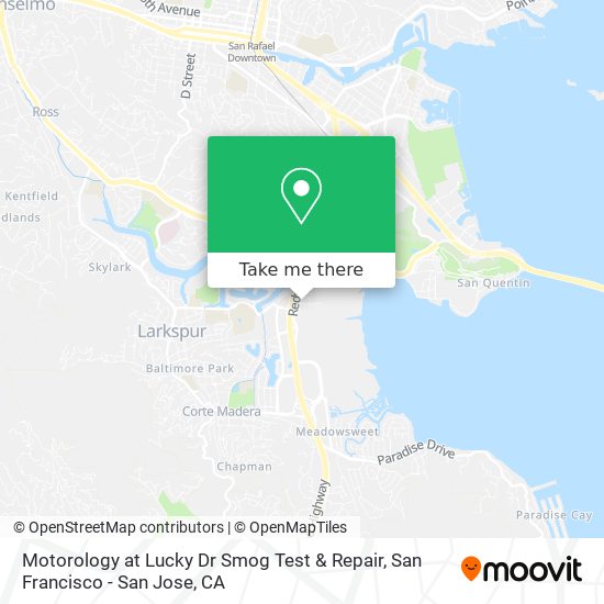 Mapa de Motorology at Lucky Dr Smog Test & Repair