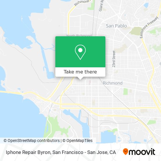 Iphone Repair Byron map