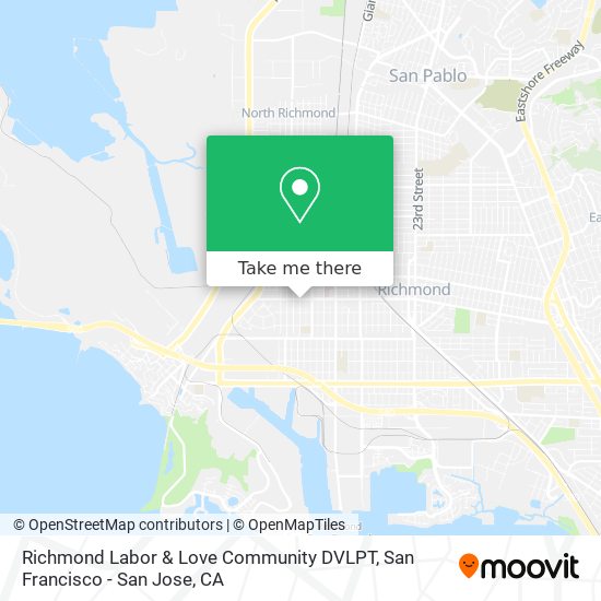 Richmond Labor & Love Community DVLPT map