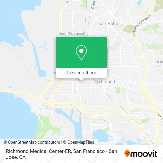 Mapa de Richmond Medical Center-ER