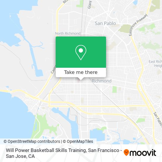 Mapa de Will Power Basketball Skills Training