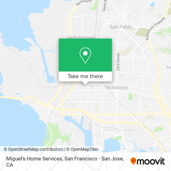 Miguel's Home Services map