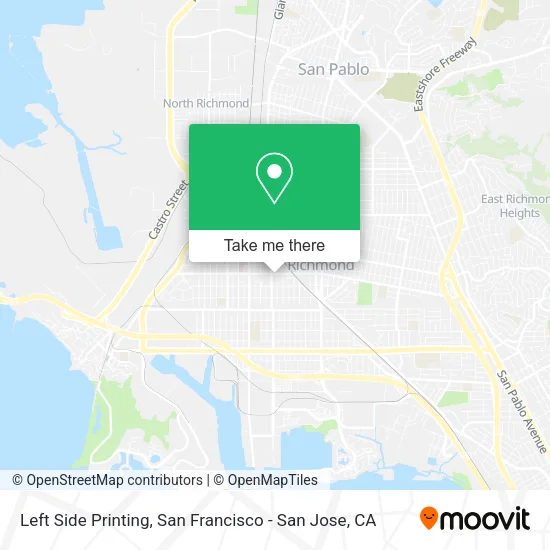 Mapa de Left Side Printing