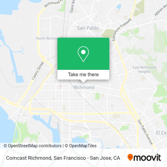 Comcast Richmond map