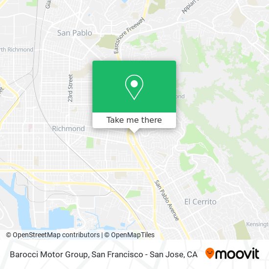 Barocci Motor Group map