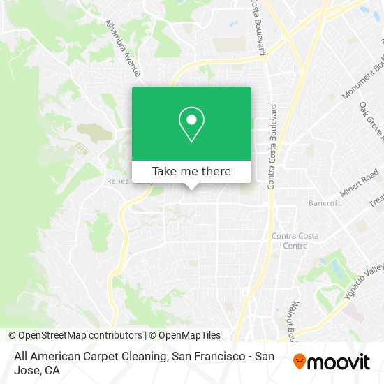 All American Carpet Cleaning map