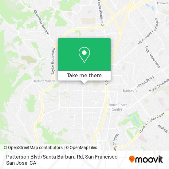 Patterson Blvd / Santa Barbara Rd map