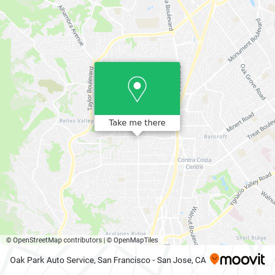 Oak Park Auto Service map