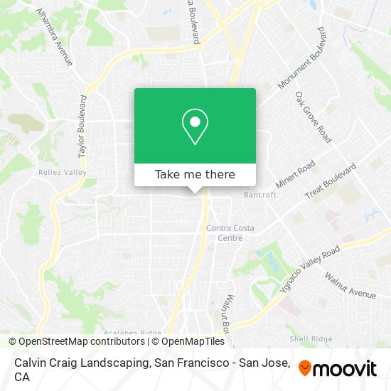 Calvin Craig Landscaping map
