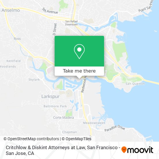 Mapa de Critchlow & Diskint Attorneys at Law