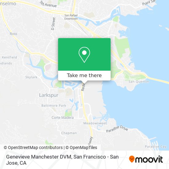 Mapa de Genevieve Manchester DVM