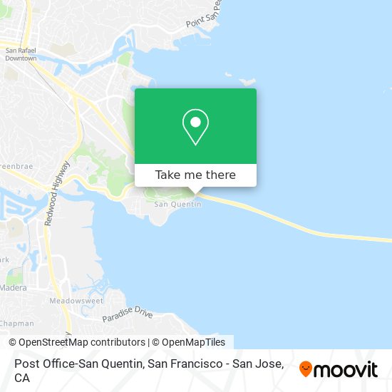 Mapa de Post Office-San Quentin
