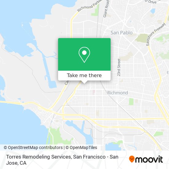 Torres Remodeling Services map