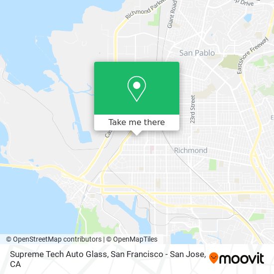 Mapa de Supreme Tech Auto Glass