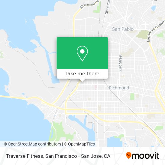 Traverse Fitness map