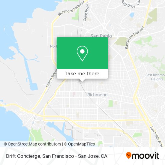 Drift Concierge map