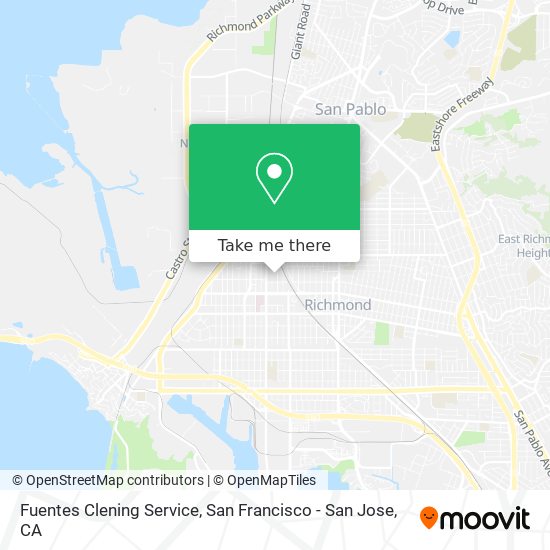 Fuentes Clening Service map