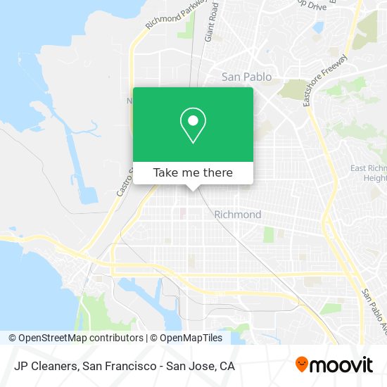 JP Cleaners map