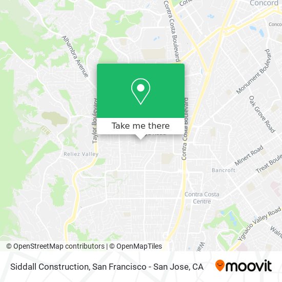 Siddall Construction map