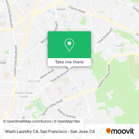 Wash Laundry CA map