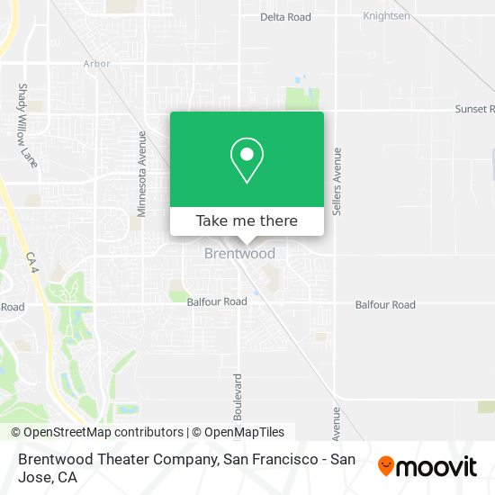 Brentwood Theater Company map