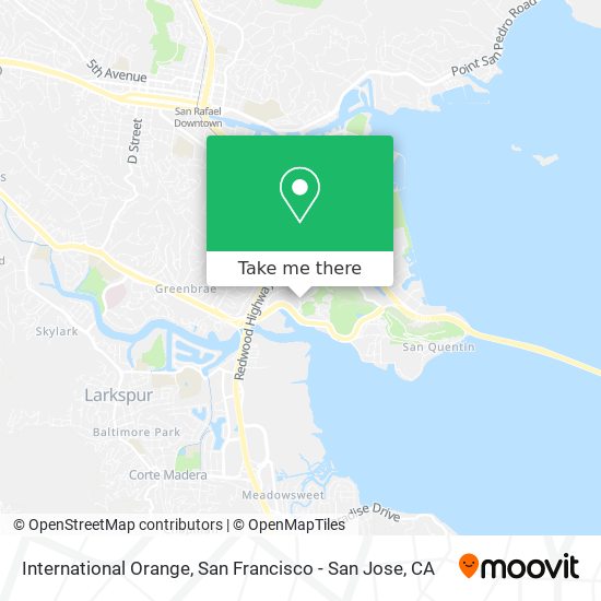Mapa de International Orange