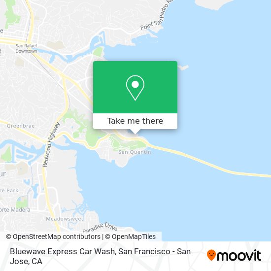 Bluewave Express Car Wash map