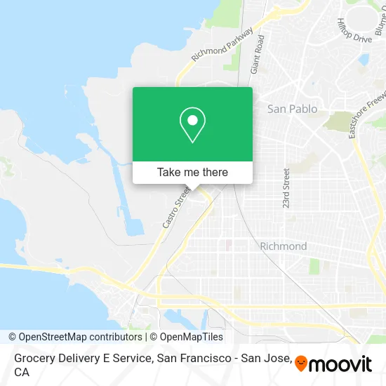 Grocery Delivery E Service map