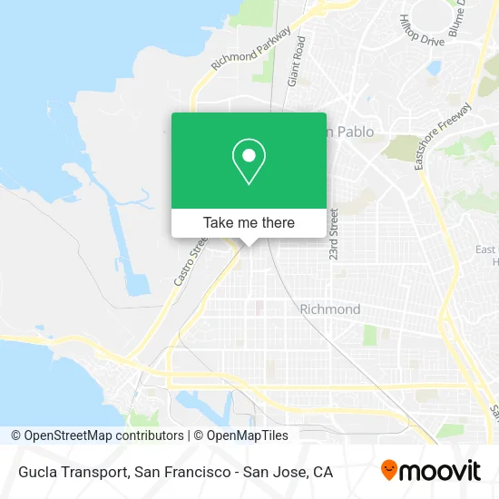 Mapa de Gucla Transport