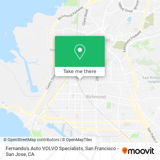 Fernando's Auto VOLVO Specialists map