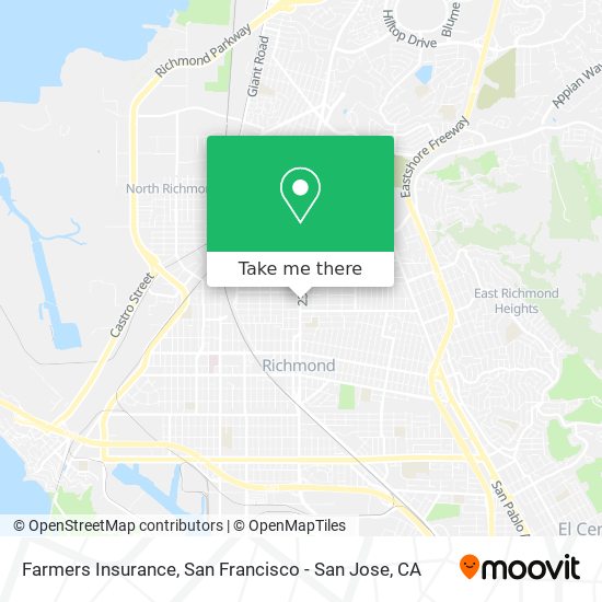 Farmers Insurance map