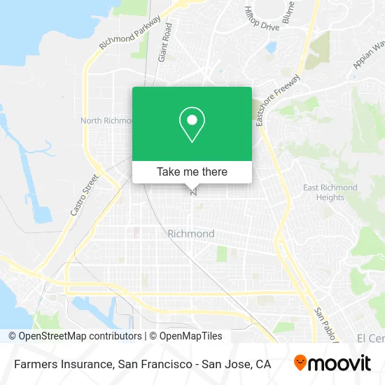 Farmers Insurance map
