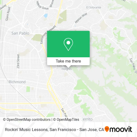 Mapa de Rockin' Music Lessons