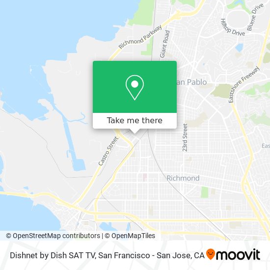 Dishnet by Dish SAT TV map