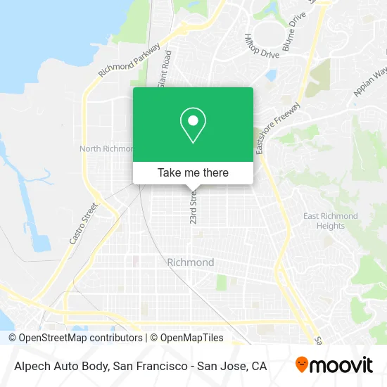 Alpech Auto Body map